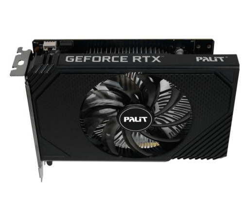 Palit RTX3050 StormX, 6GB DDR6, DVI, HDMI, DP, 1470MHz Clock - Pink Parsnip Computers