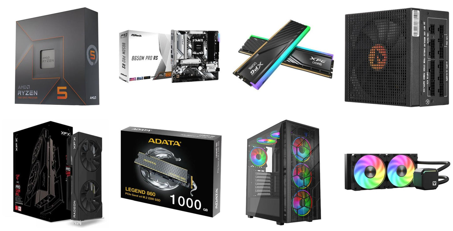 Sirocco Gaming PC – Smooth 1080p & 1440p Performance! Ryzen 5 7600X & RX 9060 XT 16GB