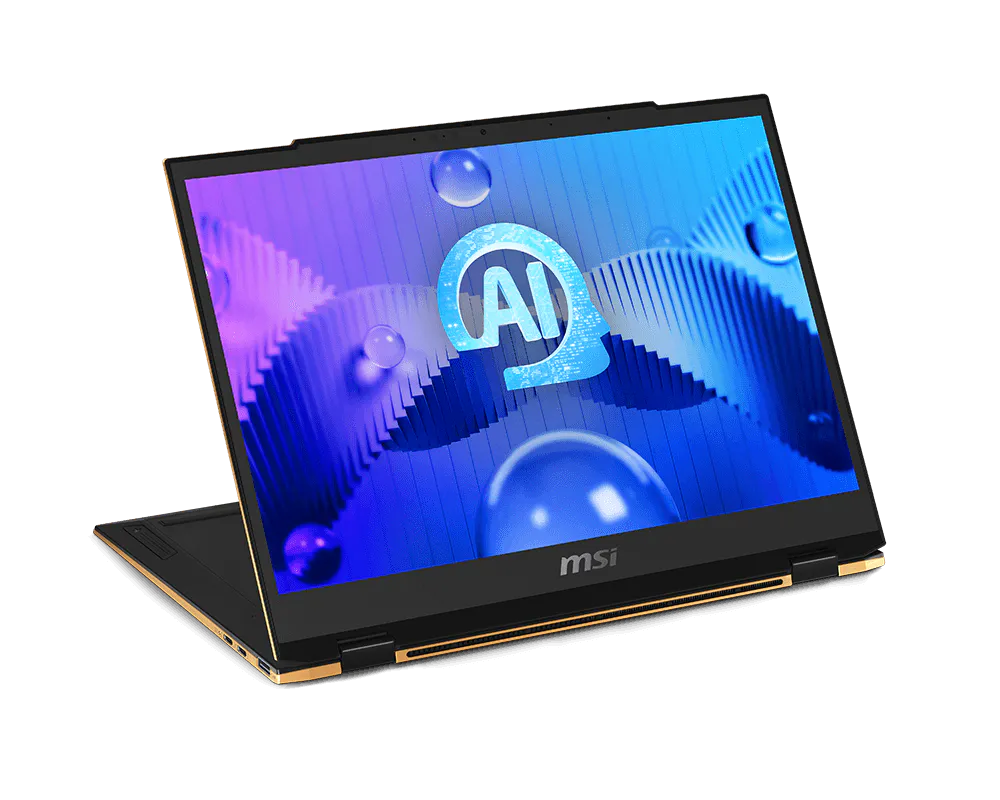 MSI Summit E13 AI Evo A1M Summit E13 AI Evo A1MTG-002UK 33.8 cm (13.3) Touchscreen Convertible 2 in 1 Notebook - Full HD Plus - Intel Core Ultra 7 155H - Intel Evo Platform - 32 GB - 1 TB SSD - Ink Black