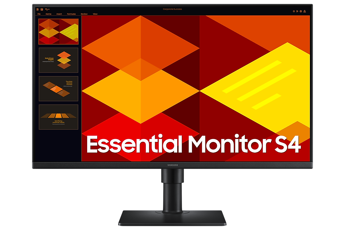 Samsung S40GD 27 inch LS27D400GAUXXU monitor, front view