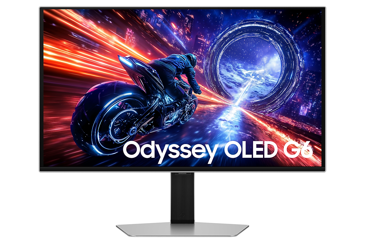 Samsung Odyssey OLED G6 G60SF 27 inch LS27FG602SUXXU, front view