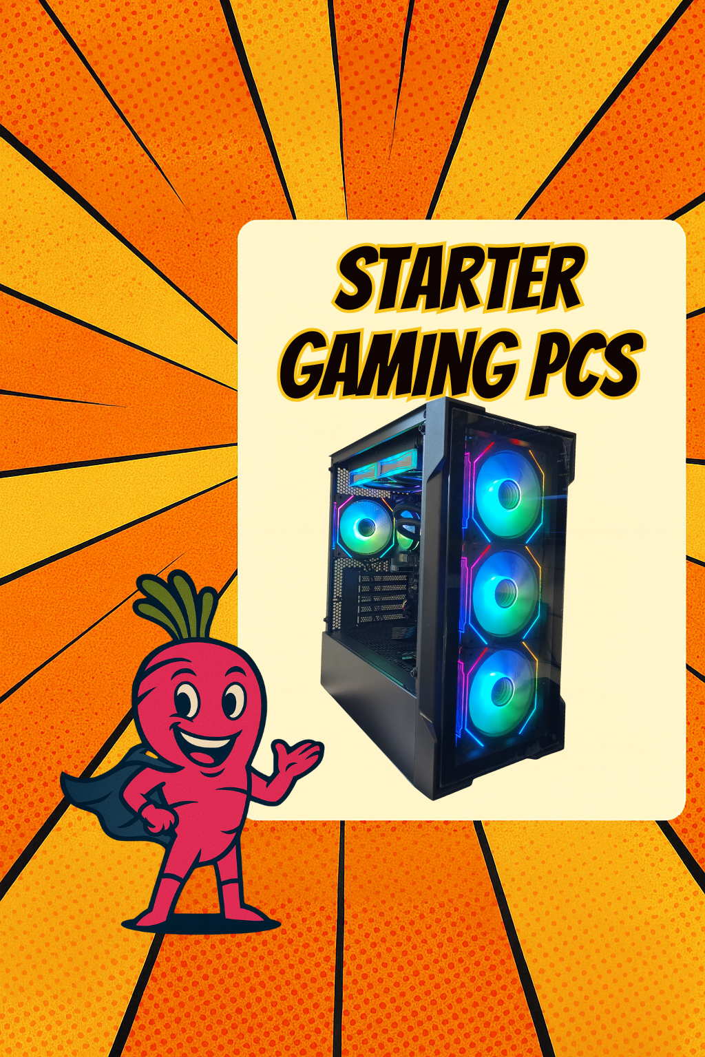 Pink Parsnip Computers - Starter Gaming PCs