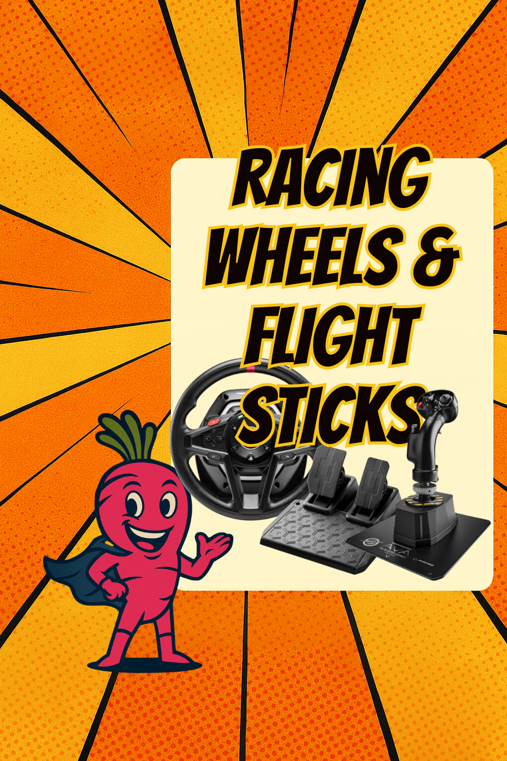 Racing Wheels & Flight Sticks