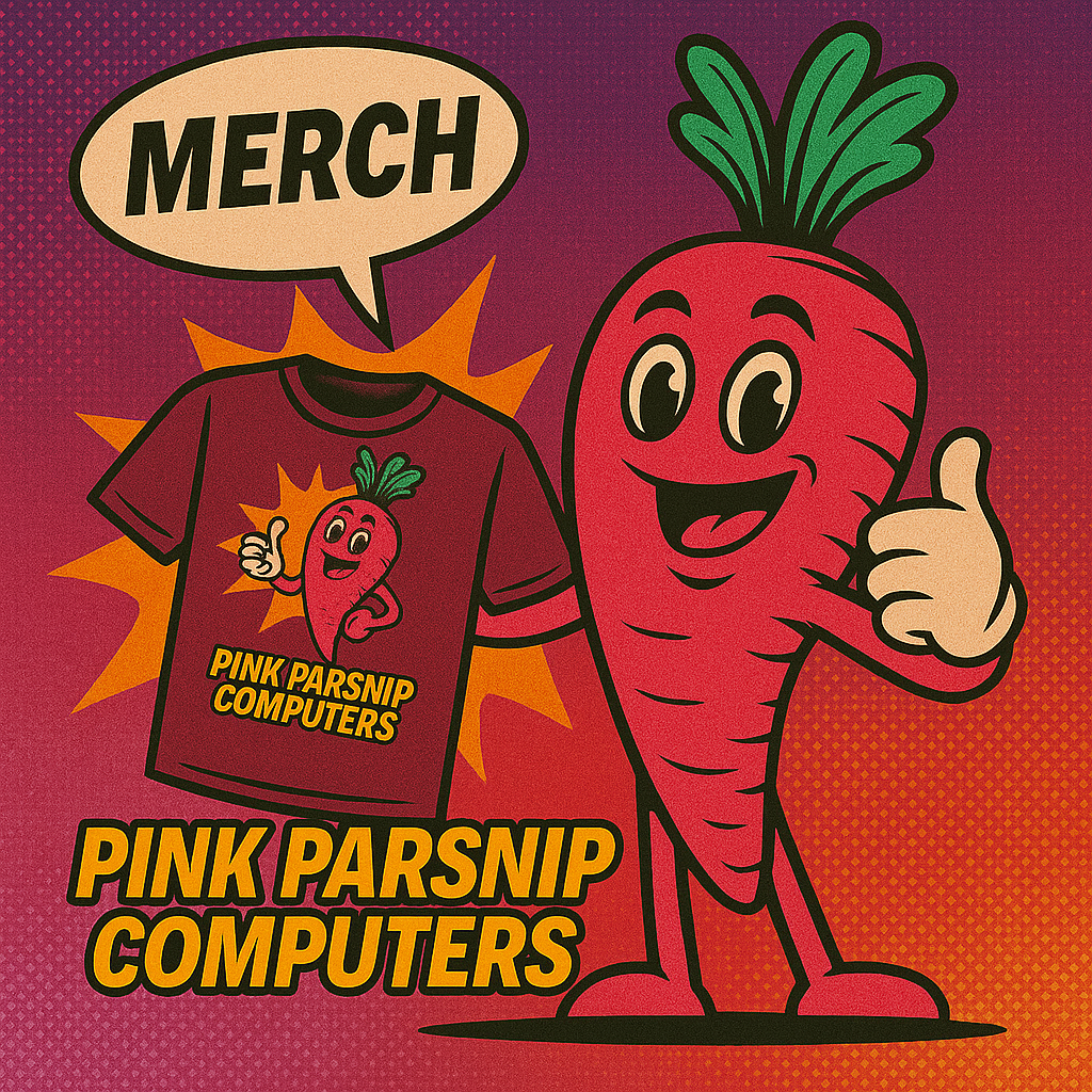 Pink Parsnip Computers Merch