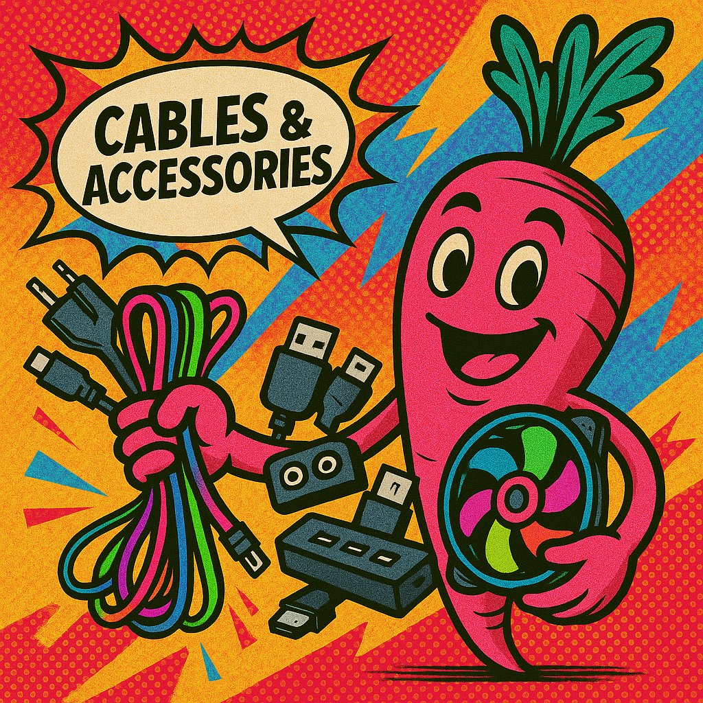 Cables & Accessories - Pink Parsnip Computers