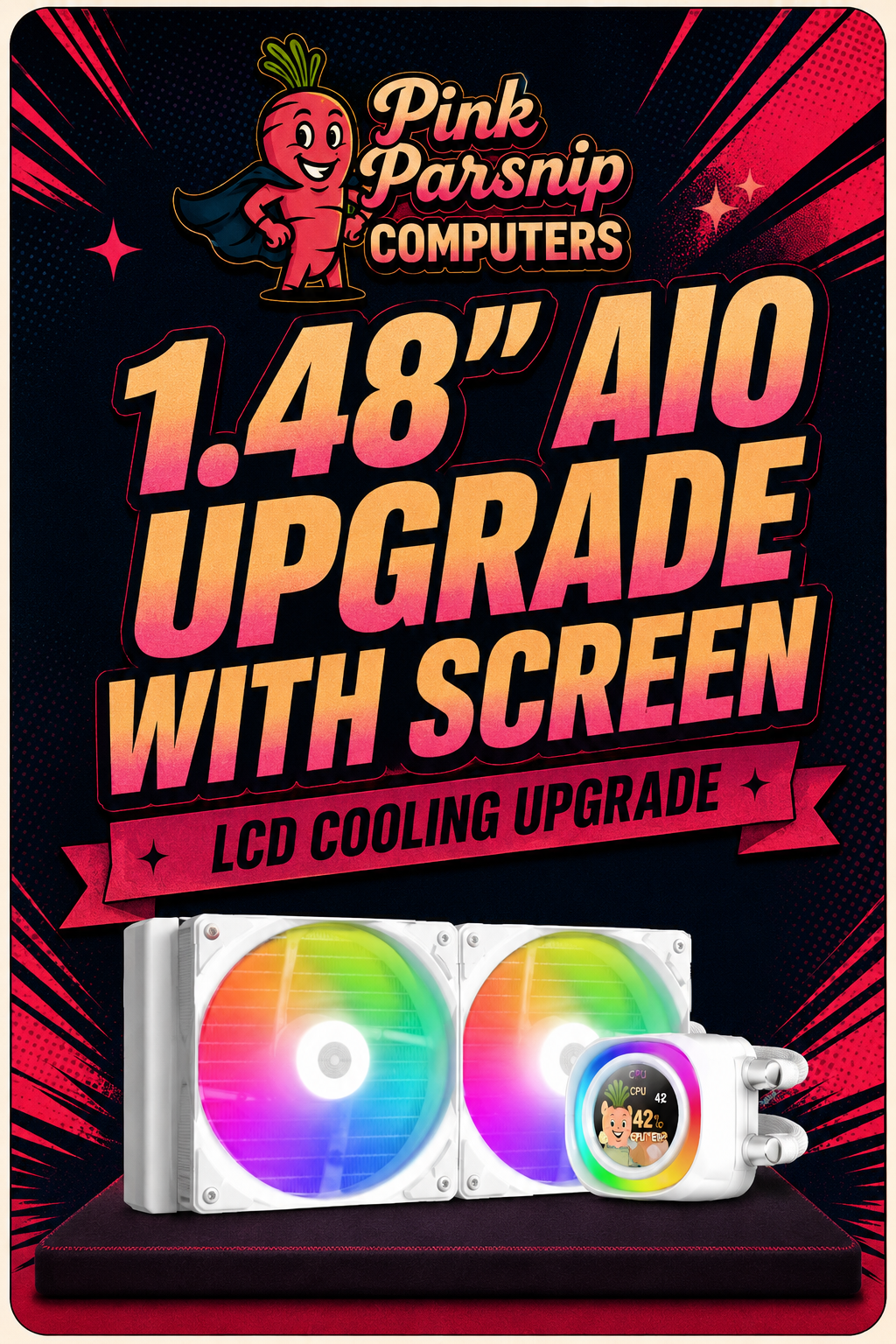 AIO LCD Screen Cooler Upgrade