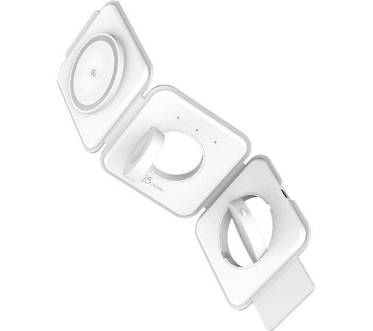J5CREATE QI2 3-IN-1 MAGNETIC TRAVEL W/L