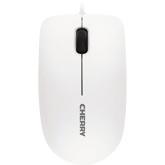 CHERRY MC 1000 Mouse - USB 2.0 - Optical - 3 Button(s) - Pale Gray