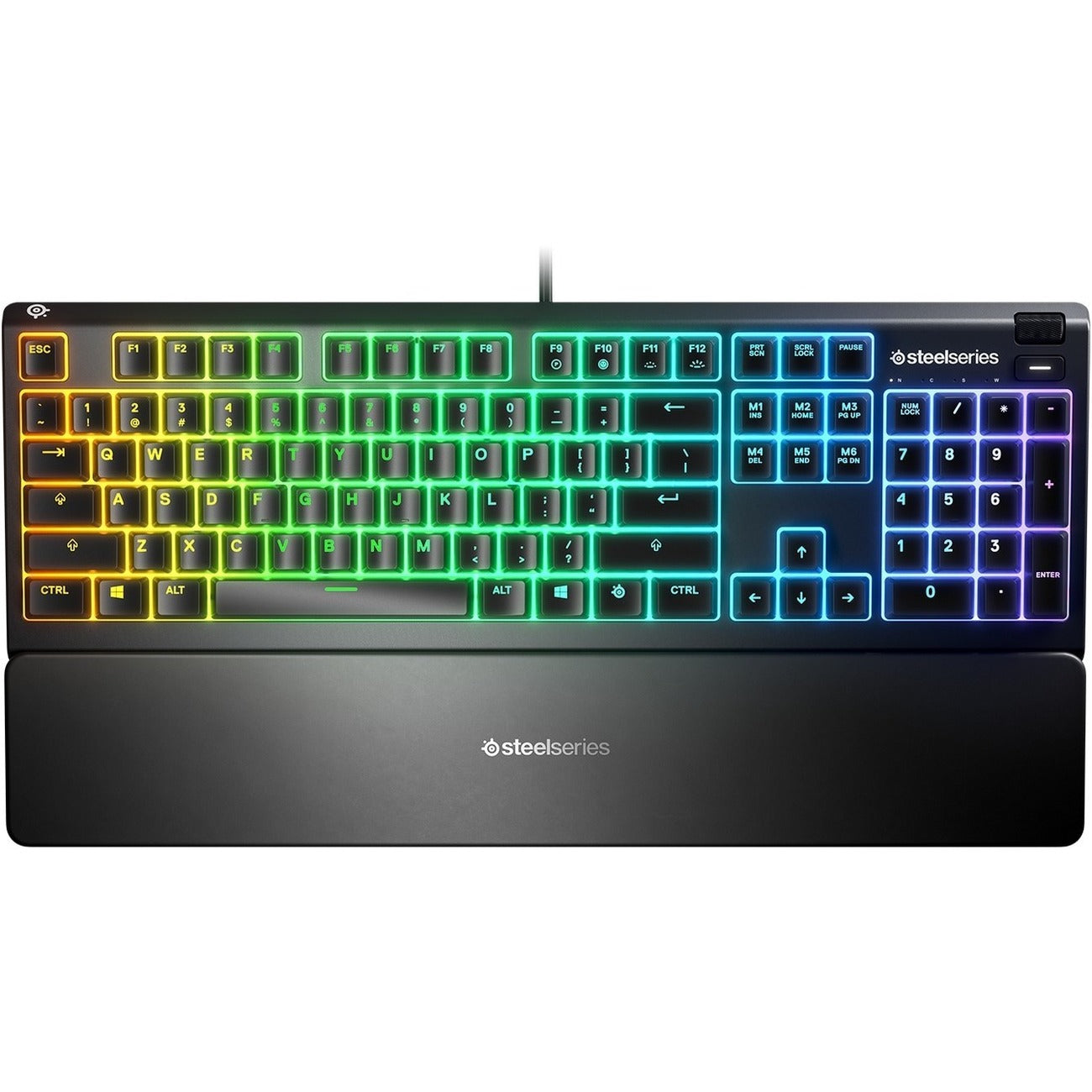 SteelSeries Apex 3 Gaming Keyboard - Cable Connectivity - USB Interface - English (UK) - Black