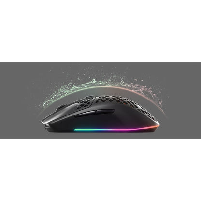 SteelSeries Aerox 3 Wireless Gaming Mouse - Bluetooth - USB Type C - Optical - 6 Button(s)