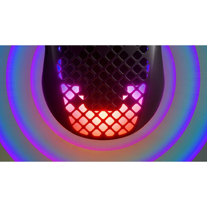 SteelSeries Aerox 3 Wireless Gaming Mouse - Bluetooth - USB Type C - Optical - 6 Button(s)