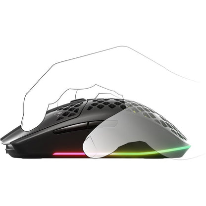 SteelSeries Aerox 3 Wireless Gaming Mouse - Bluetooth - USB Type C - Optical - 6 Button(s)
