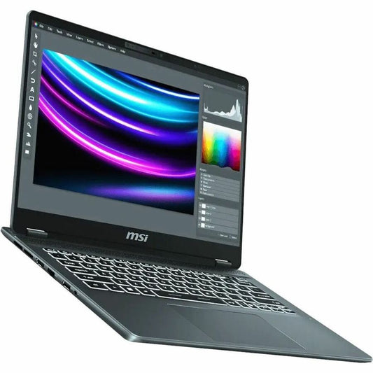 MSI Prestige 14 AI Studio C1V Prestige 14 AI Studio C1VEG-002UK 35.6 cm (14) Notebook - 2.8K - Intel Core Ultra 7 1st Gen 155H - Intel Evo Platform - 32 GB - 1 TB SSD - Stellar Gray