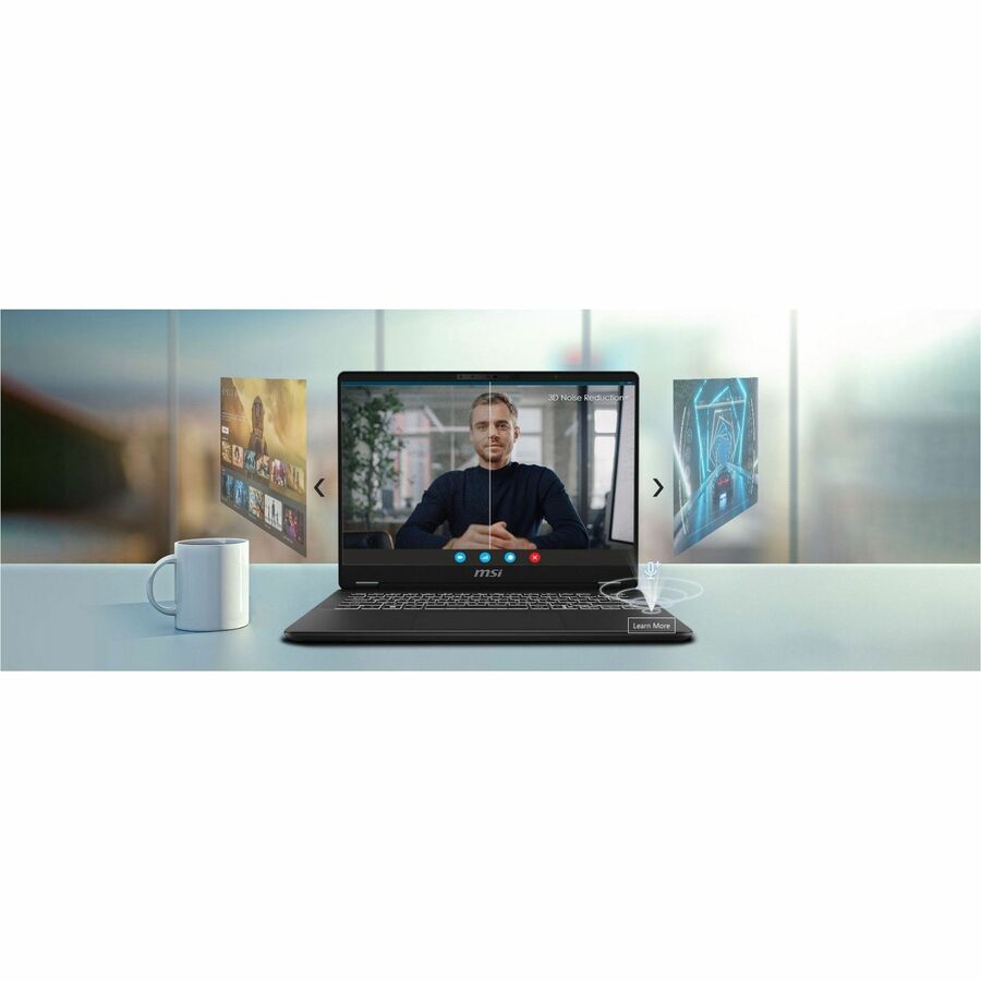 MSI Prestige 14 AI Studio C1V Prestige 14 AI Studio C1VEG-002UK 35.6 cm (14) Notebook - 2.8K - Intel Core Ultra 7 1st Gen 155H - Intel Evo Platform - 32 GB - 1 TB SSD - Stellar Gray
