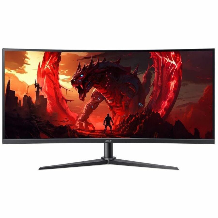 Acer Nitro XZ340CUR X0 34 Class UWQHD Gaming LCD Monitor - 21:9 - Black