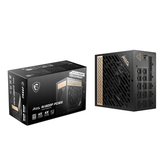 MSI MEG Ai1300P PCIE5 1300W 80 PLUS Platinum Fully Modular Power Supply