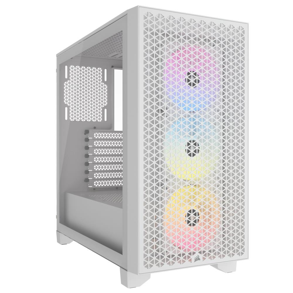 Corsair 3000D RGB Airflow White Mid Tower Case