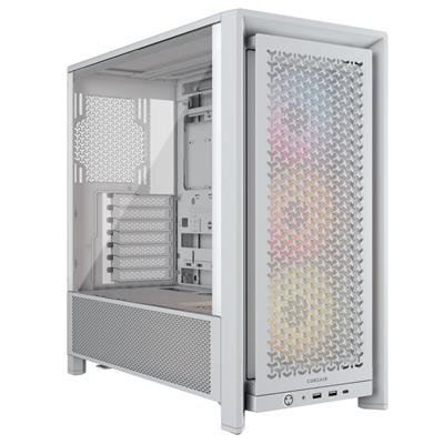 Corsair 4000D Frame Rs ARGB Wht Mid Tower Case