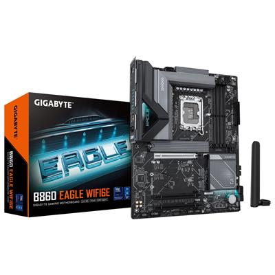 GIGABYTE B860 Eagle WiFi6E Intel B860 LGA1851 DDR5 Wi-Fi 6E ATX Motherboard