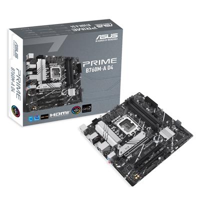 ASUS Prime B760M-A D4-CSM Intel B760 LGA1700 DDR4 Micro ATX Motherboard