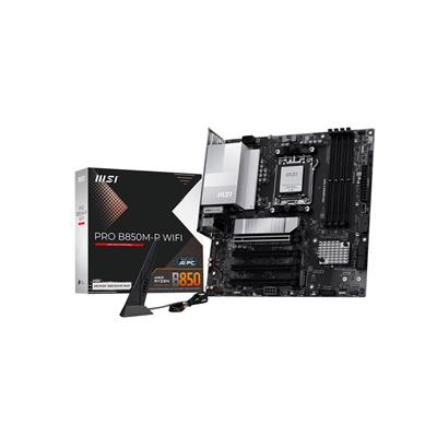 Msi Pro B850M-P WiFi AMD B850 AM5 DDR5 Wi-Fi 7 Micro ATX Motherboard