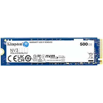 Kingston NV3 500GB PCIe 4.0 NVMe M.2 SSD