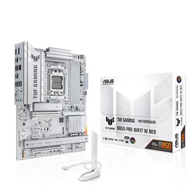 ASUS TUF Gaming B850-Pro WiFi7 W Neo AMD B850 AM5 DDR5 Wi-Fi 7 ATX Motherboard