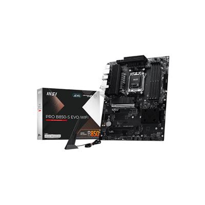 Msi Pro B850-S Evo WiFi AMD B850 AM5 DDR5 Wi-Fi 7 ATX Motherboard