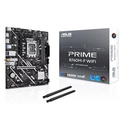 ASUS Prime B760M-F WiFi Intel B760 LGA1700 DDR5 Wi-Fi 6 Micro ATX Motherboard