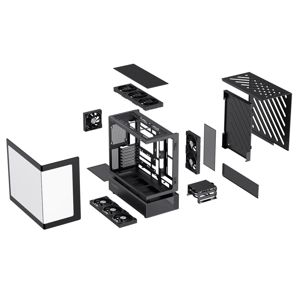 The N80 Stormstrike Ultra — RX 9070 XT • Ryzen 5 7500X3D • 32GB DDR5 • 2TB NVMe • ARGB AIO
