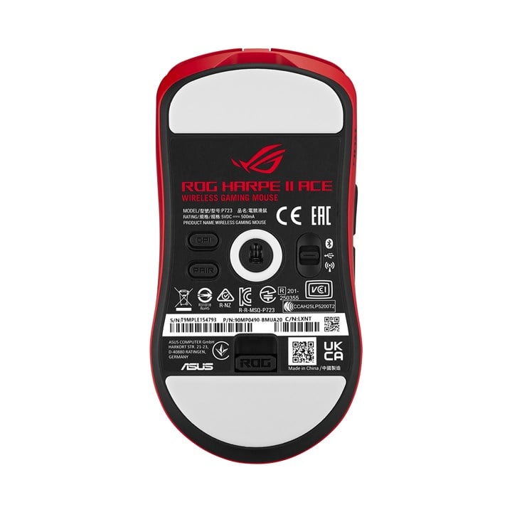 Asus ROG Harpe II Ace Gaming Mouse - Red