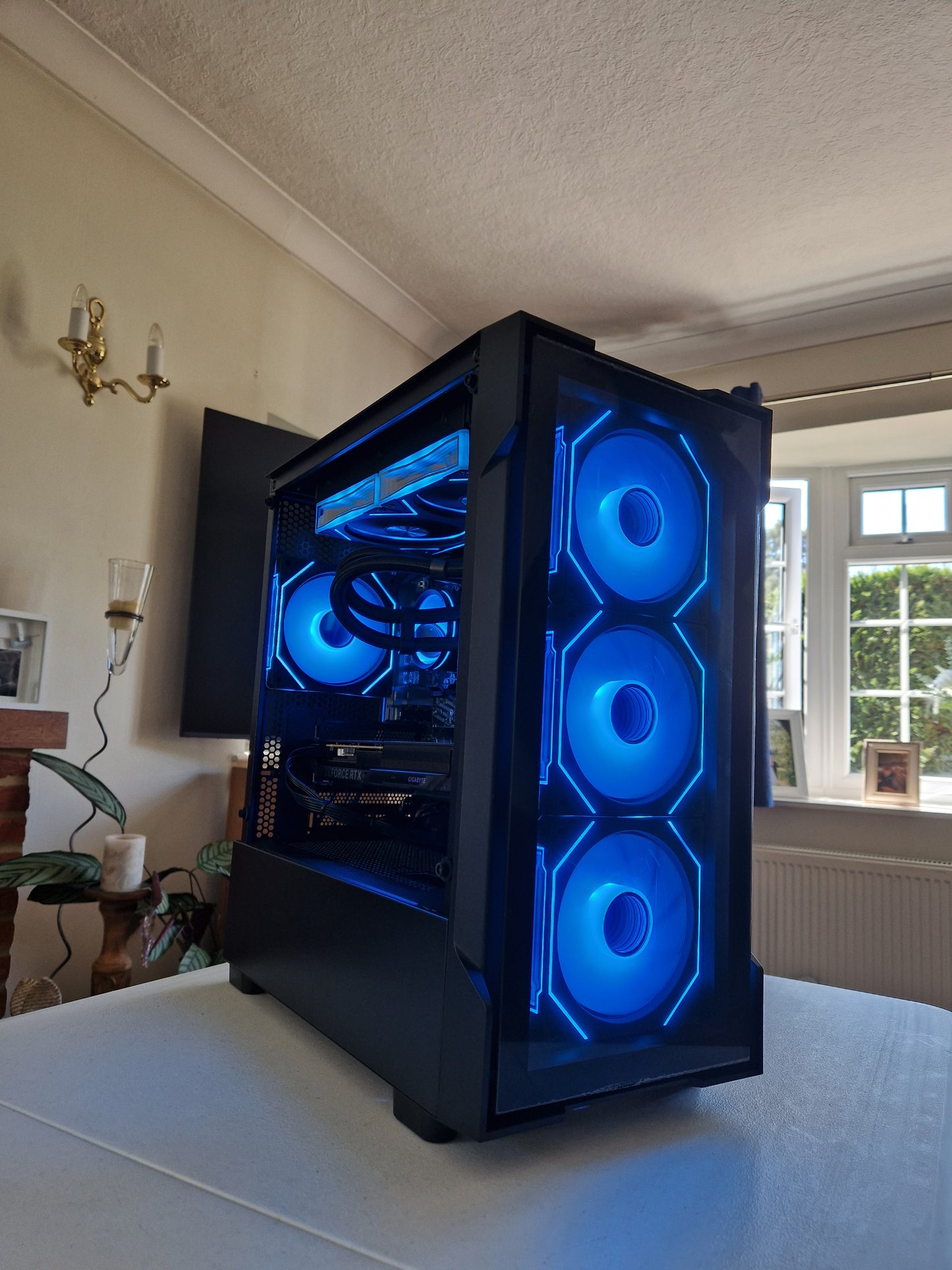 THE PHOENIX — Ryzen 7 5700X | RTX 5060 | 32GB RAM | 1TB NVMe | 240mm AIO | ARGB Infinity Case | Fortnite & GTA | DDR4 | Streaming Ready