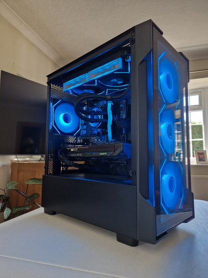 THE PHOENIX — Ryzen 7 5700X | RTX 5060 | 32GB RAM | 1TB NVMe | 240mm AIO | ARGB Infinity Case | Fortnite & GTA | DDR4 | Streaming Ready