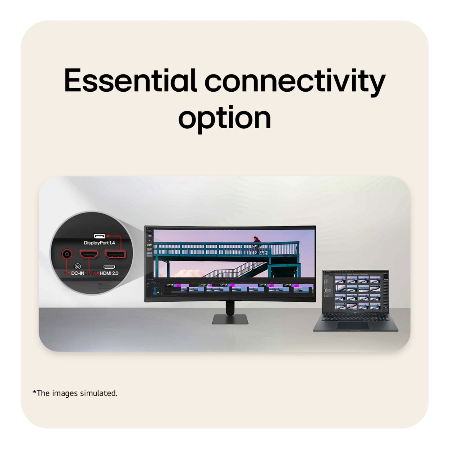 LG 27 VA MONITOR CURVED 34U601B-B