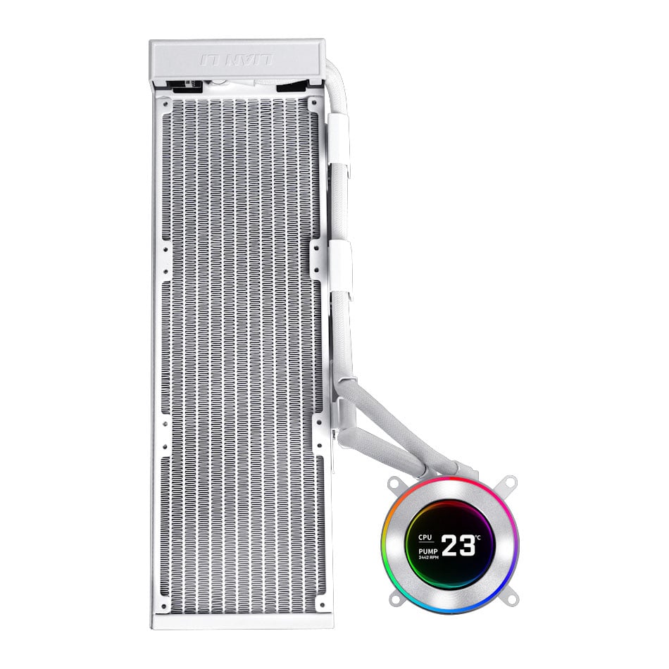 The Opal Luxe | Ryzen 7 9850X3D | RTX 5070 Ti 16GB | 64GB DDR5 | 2TB Gen5 NVMe | White Lian Li LCD Showcase Gaming PC