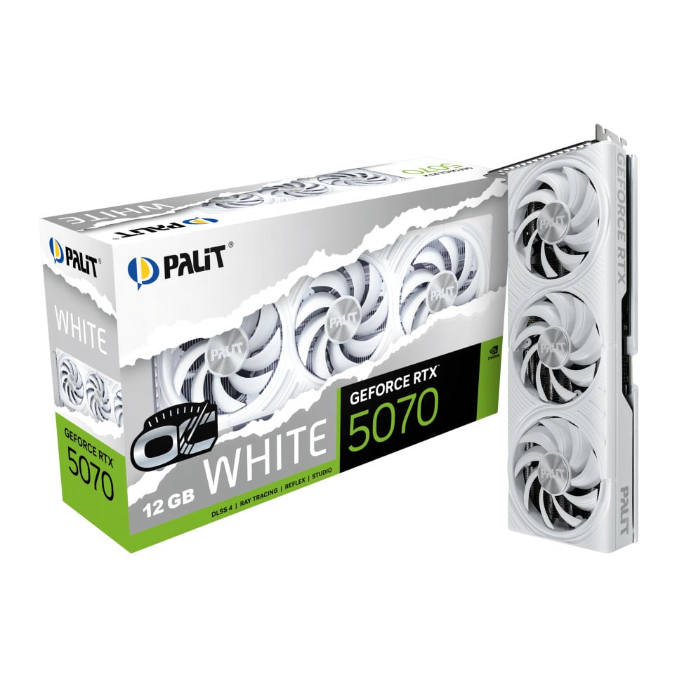 New Vision LCD X3D RTX 5070 Gaming PC – Dual Screen | 32GB DDR5 | 1TB NVMe | WiFi (Black or White) | 1440p Gaming | White Build | Streaming Ready