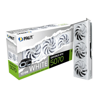 New Vision LCD X3D RTX 5070 Gaming PC – Dual Screen | 32GB DDR5 | 1TB NVMe | WiFi (Black or White) | 1440p Gaming | White Build | Streaming Ready