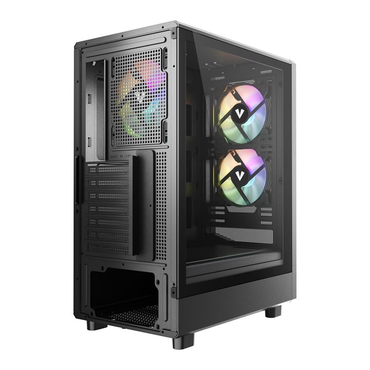 VIDA SPIRE ATX BLACK GAMING CASE
