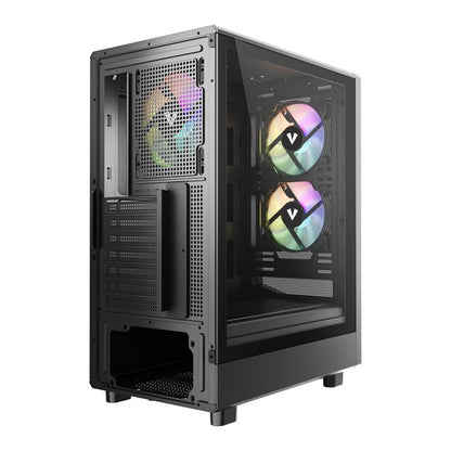 VIDA SPIRE ATX BLACK GAMING CASE