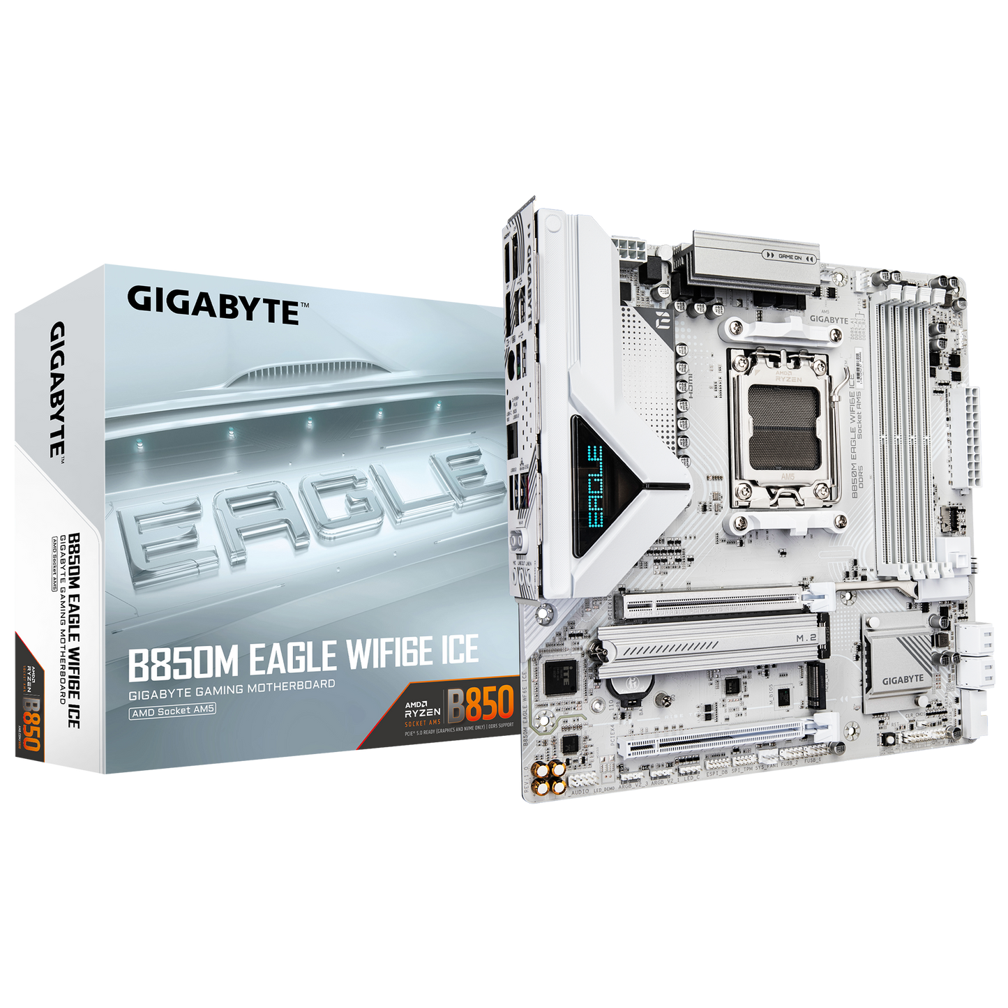 AORUS AM5 B850M EAGLE WIFI6E ICE M-ATX