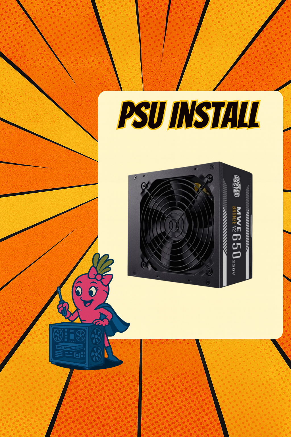 PSU Upgrade Fee (Remove, Re-cable, Test)