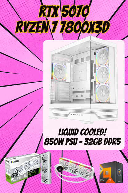 The Destiny Ryzen 7 7800X3D • RTX 5070 • 32GB DDR5 • 1TB NVMe