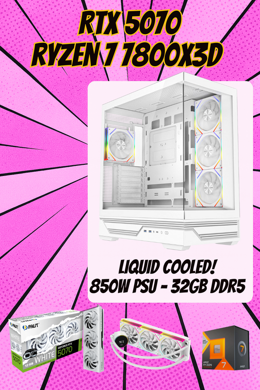 The Destiny Ryzen 7 7800X3D • RTX 5070 • 32GB DDR5 • 1TB NVMe