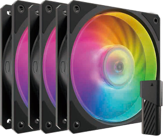 MOBIUS 3PK CASE FAN KIT WT 120MM