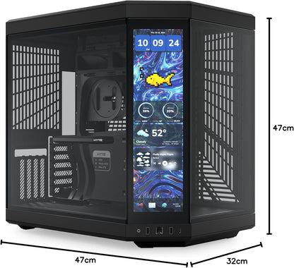 Racer Y70 X – RTX 5070 Ti | Ryzen 7 7800X3D | 32GB DDR5 | HYTE Y70 Touch | 1440p Gaming | Fortnite & GTA | Streaming Ready
