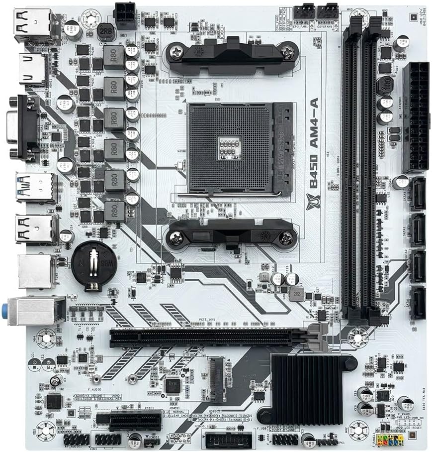 The Mason Bargain Starter Bundle – Ryzen 5 • RX 580 8GB • 16GB RAM • 500GB SSD• 100Hz Monitor • Full White Gaming Setup