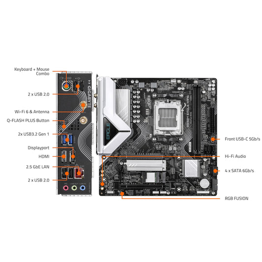 GIGABYTE AM5 B840M EAGLE WIFI6 M-ATX