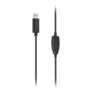 HS-USB250 V2 Wired PC Headset - USB Black