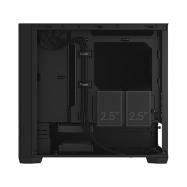 Fractal Design Pop Mini Silent PC Case - Black Solid