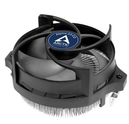 Arctic Alpine 23 CO Compact Heatsink & Fan for Continuous Operation, AMD AM5/AM4, Dual Ball Bearing, 100W TDP